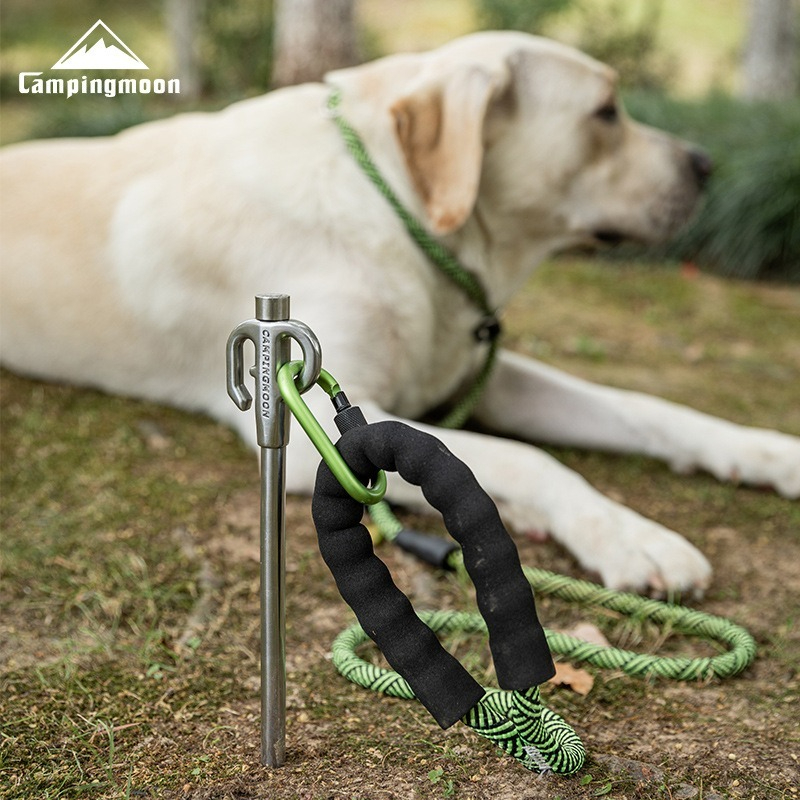 Outdoor Power Stake - CAMPINGMOON K45 Bold 420 Stainless Steel