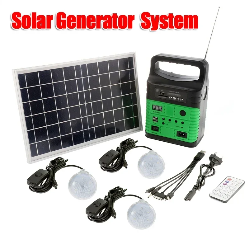 Outdoor Power Distribution Panel - Portable Camping Solar Power Generator System