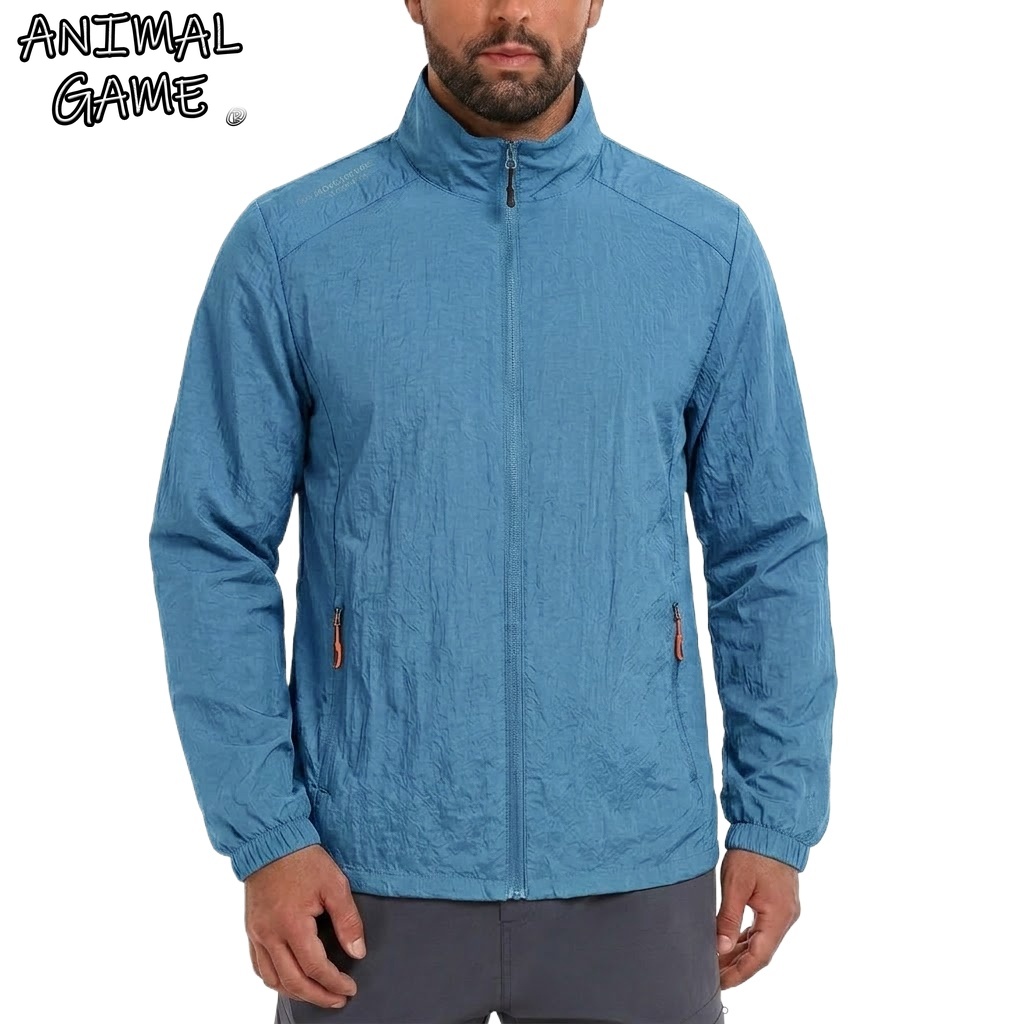 Outdoor Power Point - Mens UPF50+ Performance Sunscreen Coats Breathable