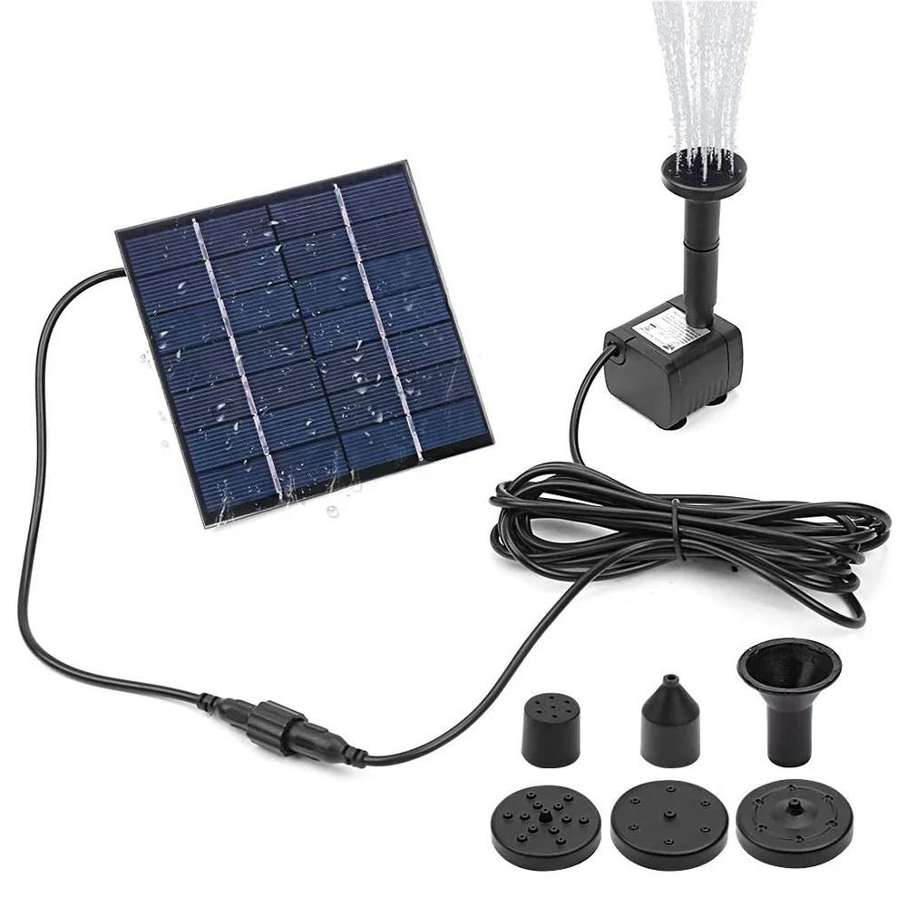 Outdoor Power Source - 1.4W Mini Solar Fountain Pump Power