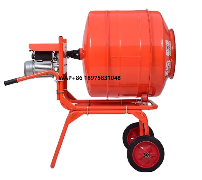 Concrete Mixer Small - 350L Hand Push Horizontal Small Concrete