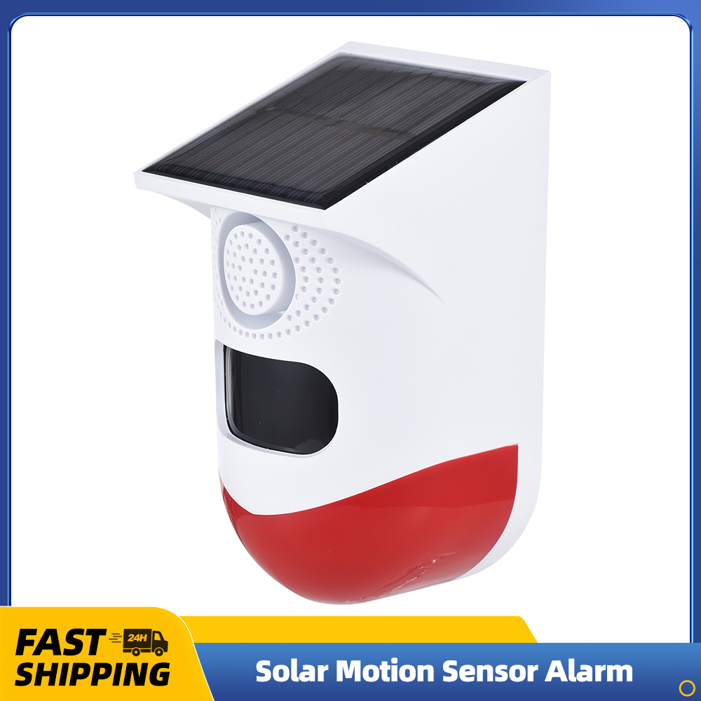 Outdoor Power Point - Solar Motion Sensor Alarm Outdoor 120dB