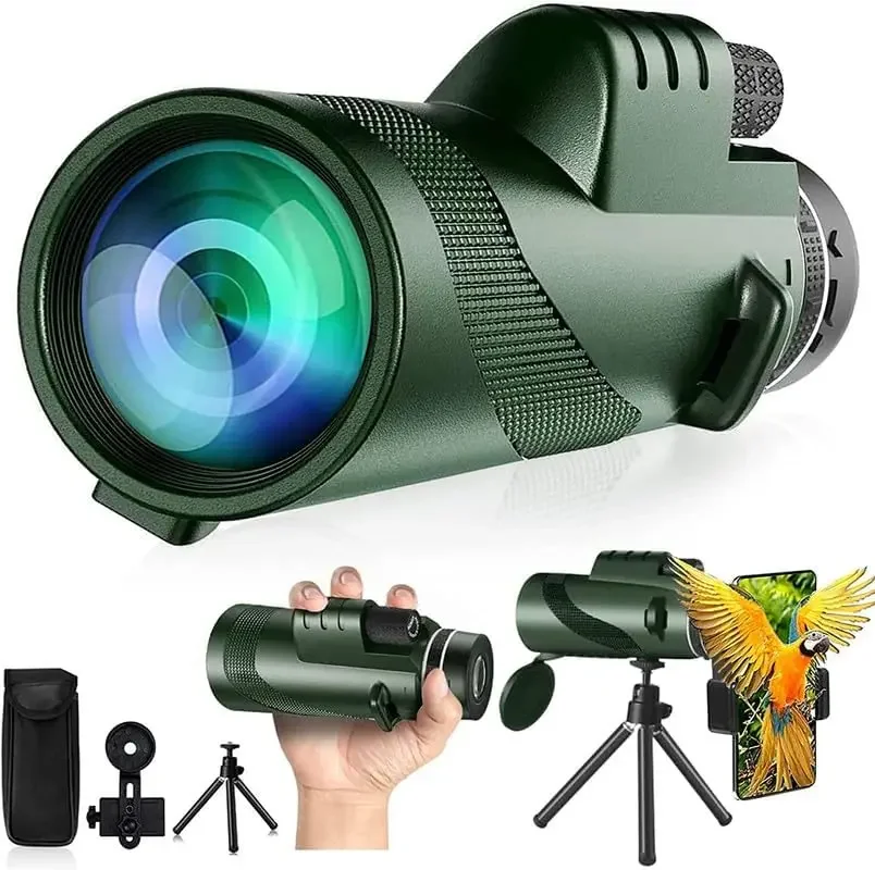 Outdoor Power Point - 80x100 HD Monocular for Smartphone Adapter