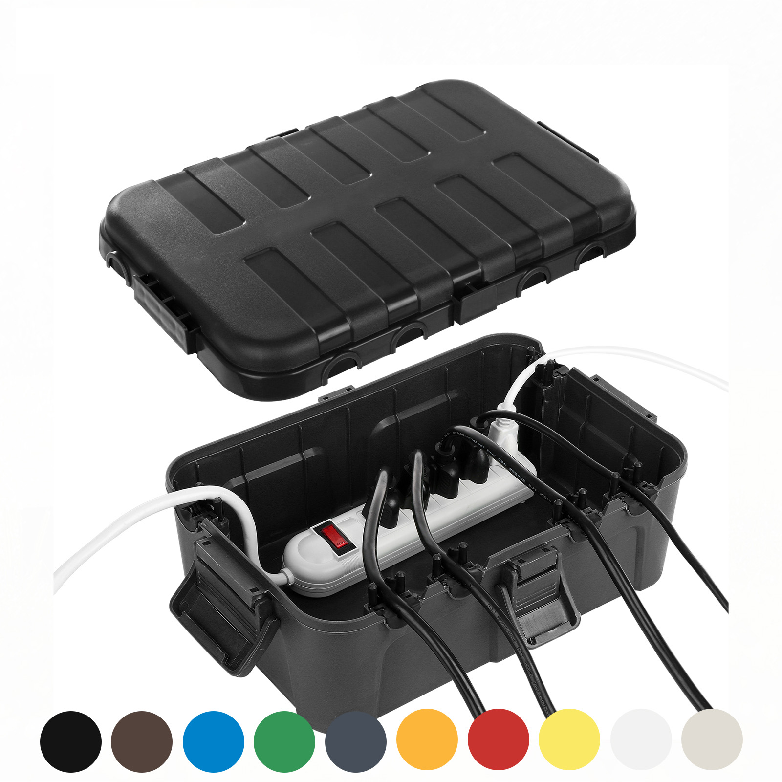 Outdoor Power Outlet Extension - Extra Large Outdoor Electrical Box,Waterproof Extension