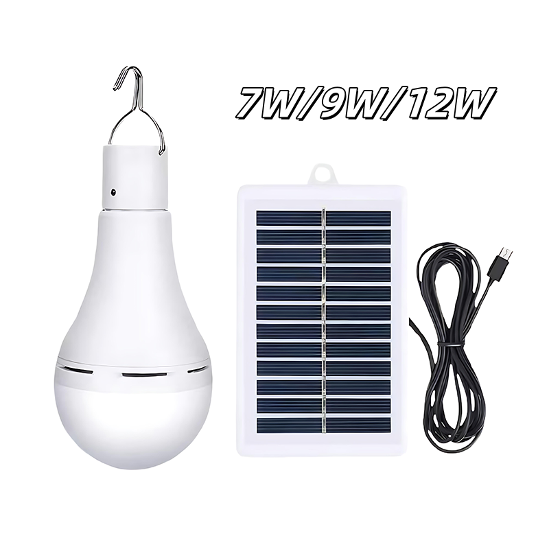 7/9/12W Solar-powered Emergenc - Outdoor Power Distribution Panel recension och pris