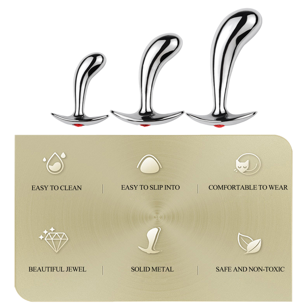 1Pcs, Metal thumb anal plug th - Outdoor Power Point recension och pris