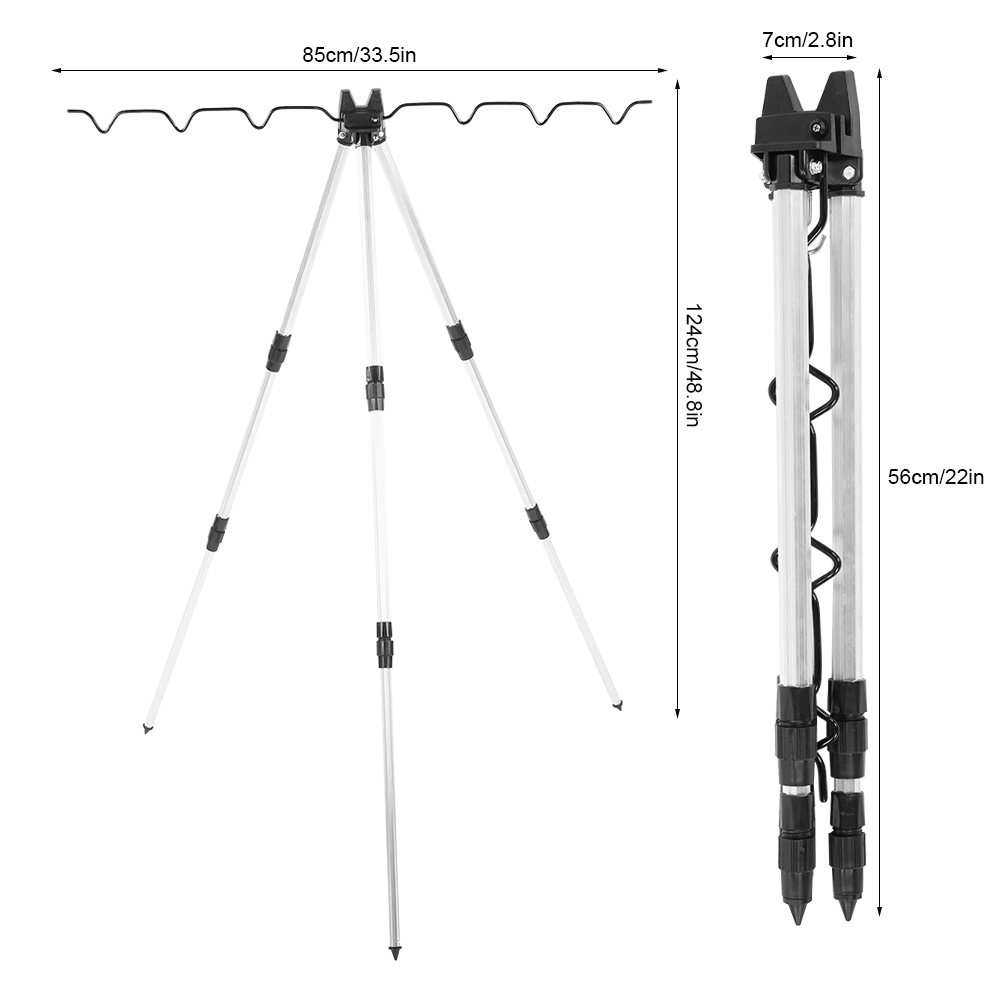 Fishing Pole Tripod Holders Mu - Outdoor Power Point recension och pris