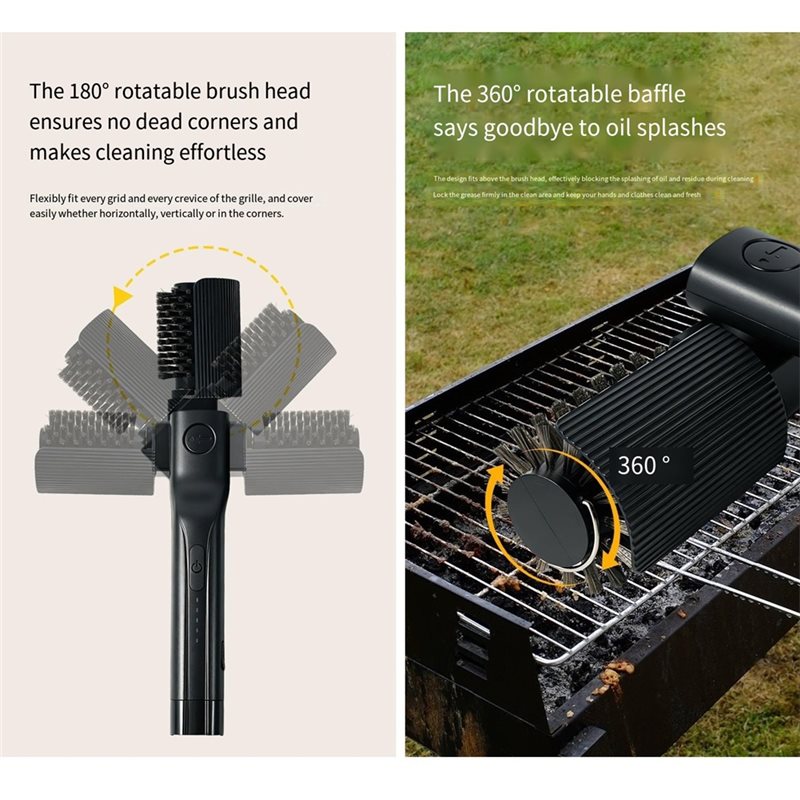 Powerful Electric Rotary Grill - Outdoor Power Brush recension och pris