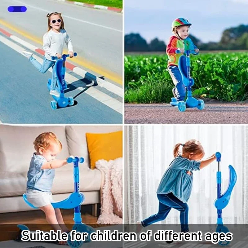 2-in-1 Kids Kick Scooter with  - Outdoor Power Point recension och pris