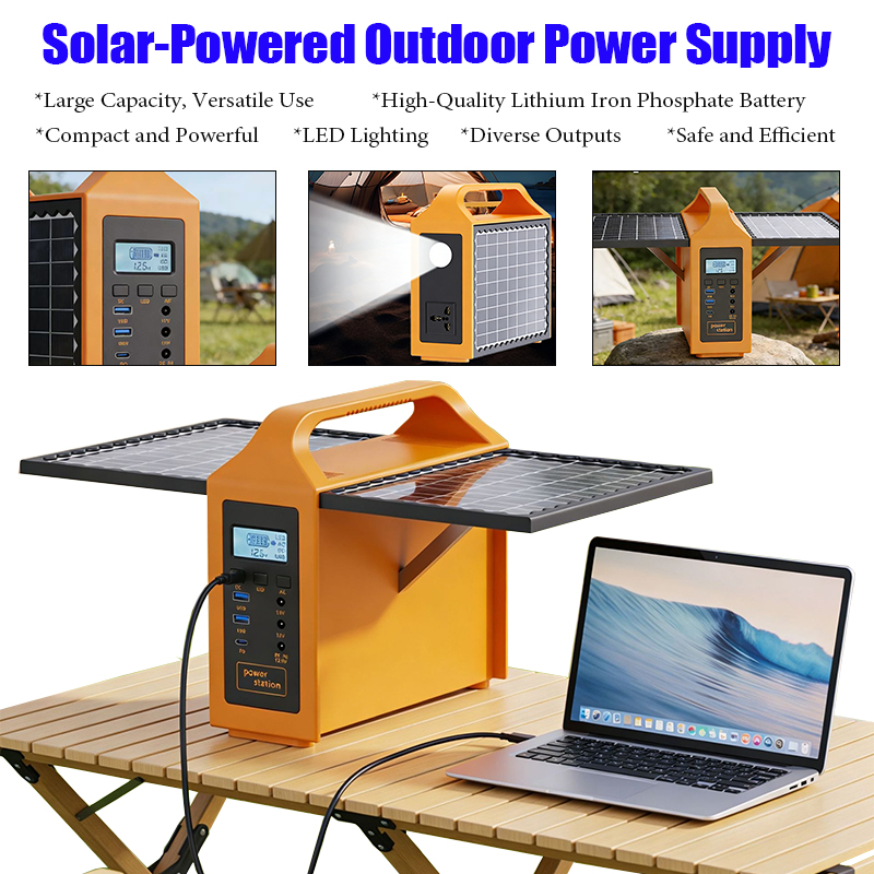 150W Portable Solar Power Stat - Outdoor Power Source recension och pris