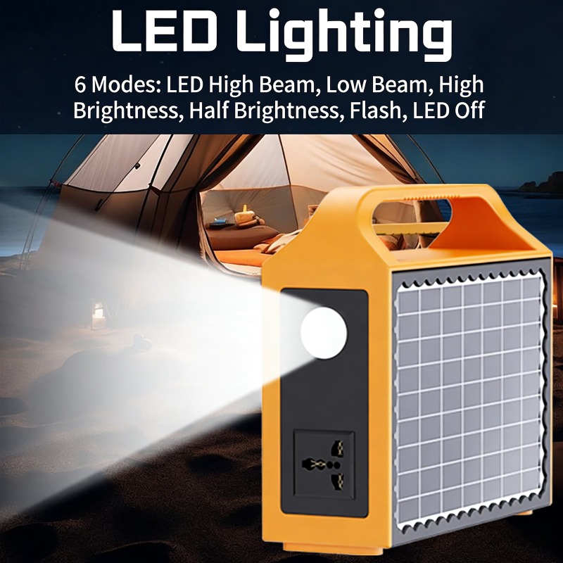 150W Portable Solar Power Stat - Outdoor Power Source recension och pris