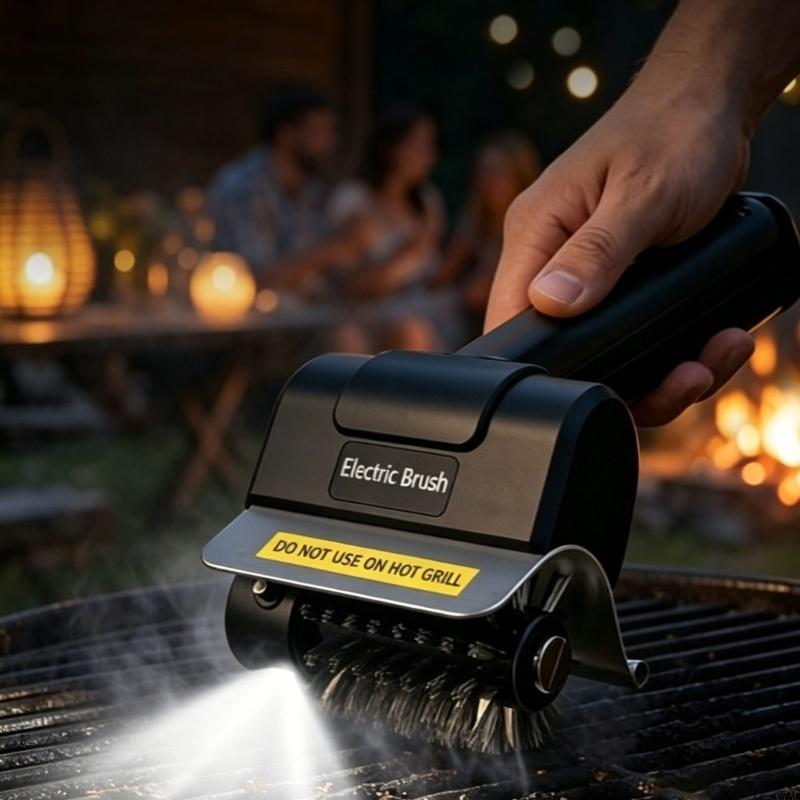 Cordless Power Grill Cleaner W - Outdoor Power Brush recension och pris
