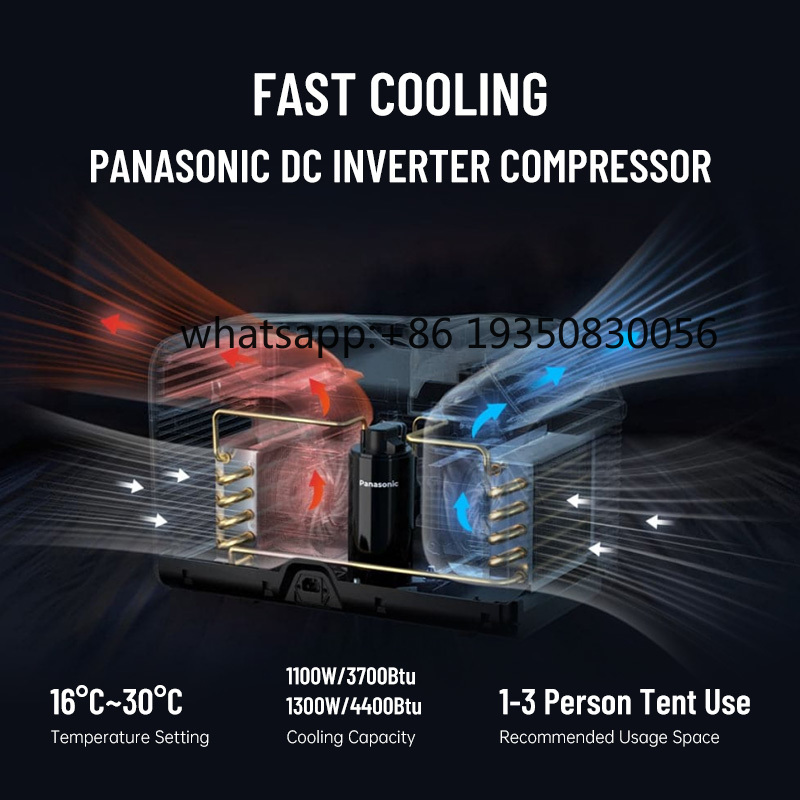 Portable 110V Mini Air Conditi - Outdoor Power New Roads recension och pris