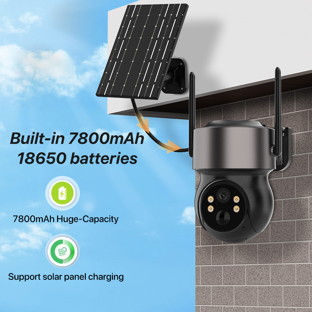 4MP 4G SIM Solar Battery Power - Outdoor Power Distribution Panel recension och pris