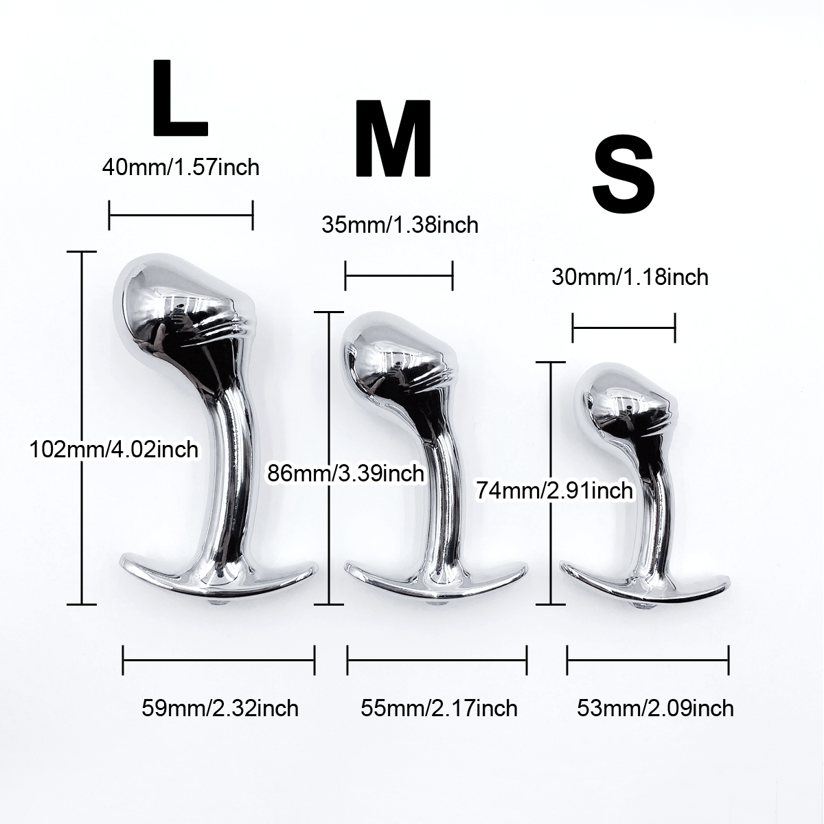 Metal Dildo Anal Plug Gem Base - Outdoor Power Point recension och pris