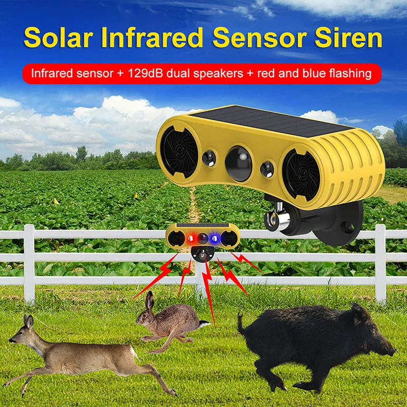 Solar Motion Sensor Alarm LED  - Outdoor Power Point recension och pris