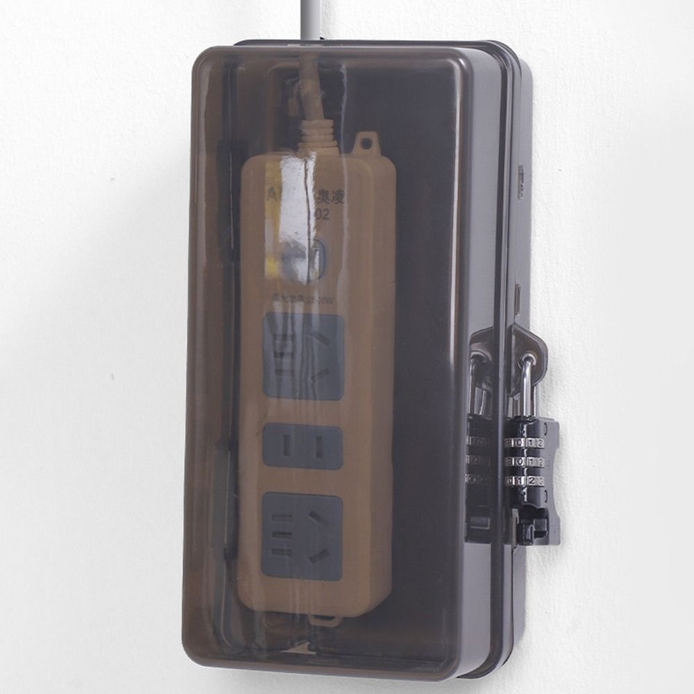 Durable Plastic Plug Box Anti- - Outdoor Power Outlet Extension recension och pris