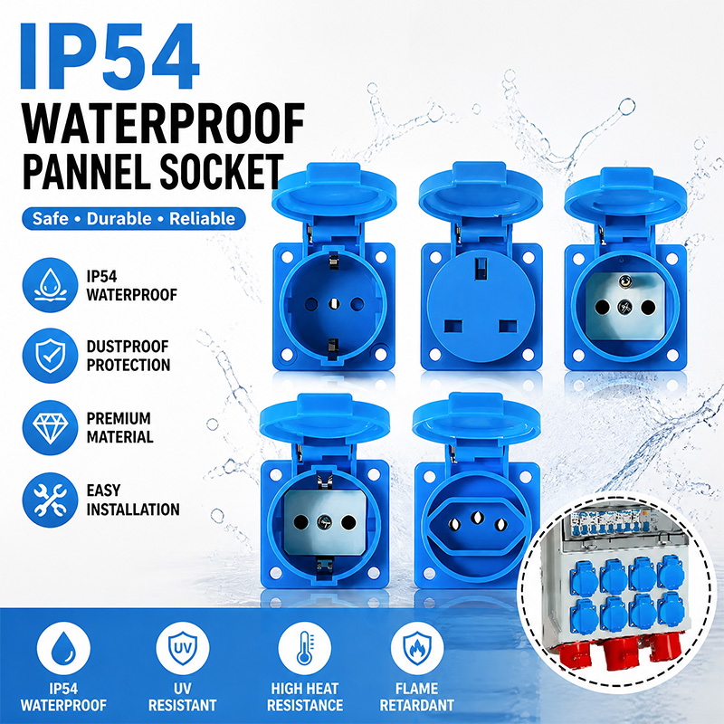 IP54 16A Waterproof Industrial - Outdoor Power Distribution Panel recension och pris