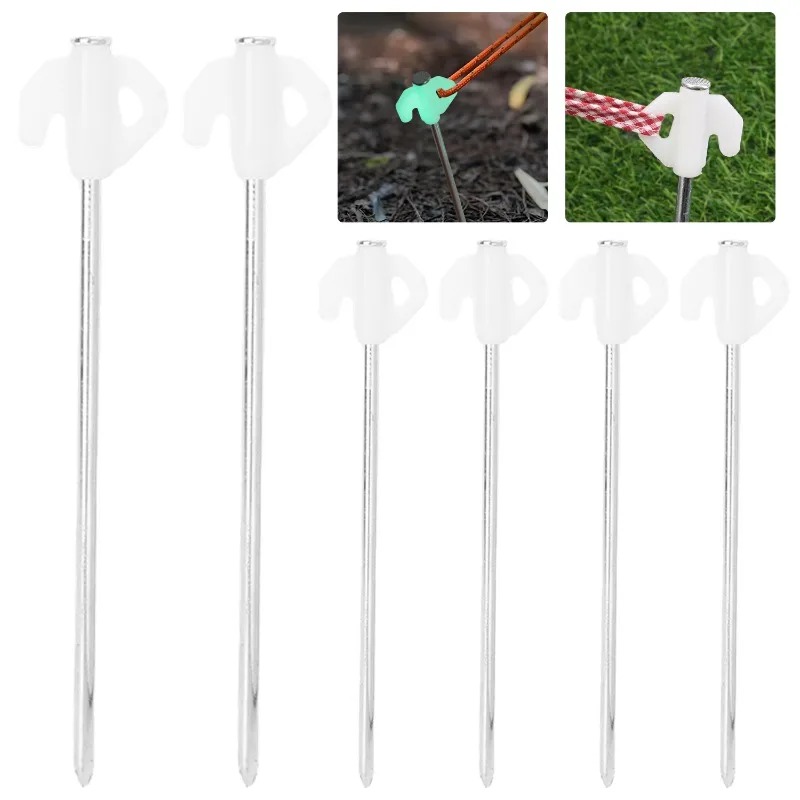 Luminous Tent Pegs Glow in Dar - Outdoor Power Stake recension och pris