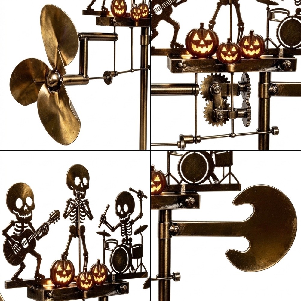 1 Piece Halloween Vintage Skel - Outdoor Power Stake recension och pris
