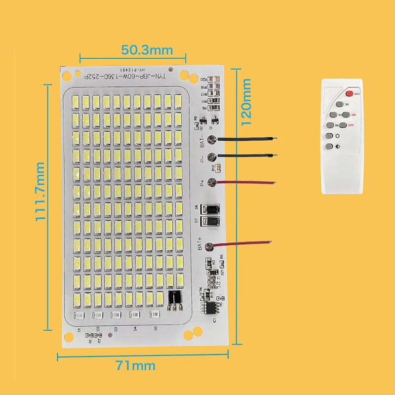 1Pcs 10W-600W LED Outdoor Sola - Outdoor Power Source recension och pris