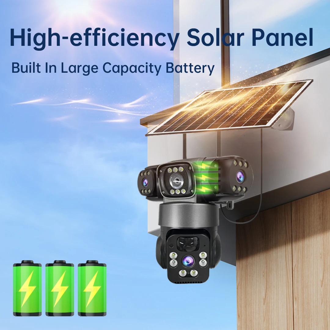 15MP V380 Pro Solar Camera Out - Outdoor Power Distribution Panel recension och pris