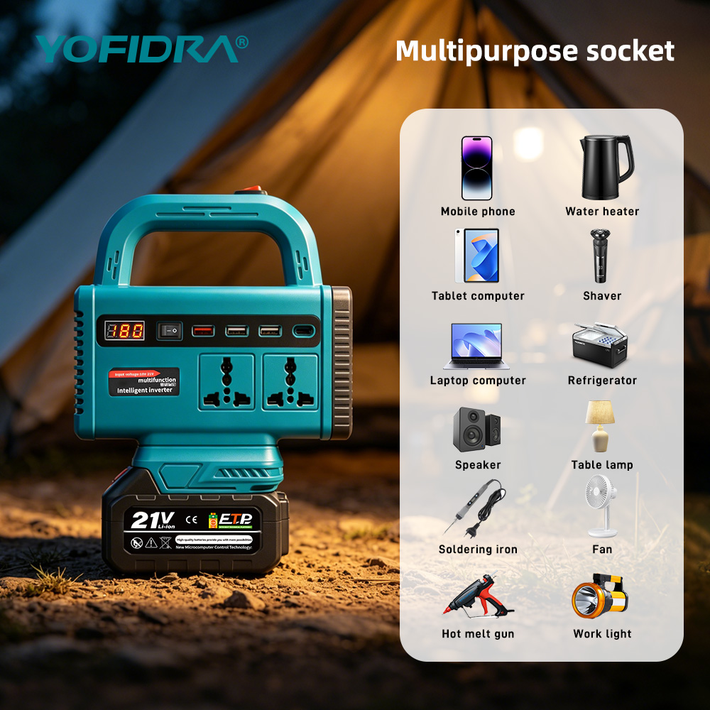 YOFIDRA 220V Portable Power In - Outdoor Power Point recension och pris