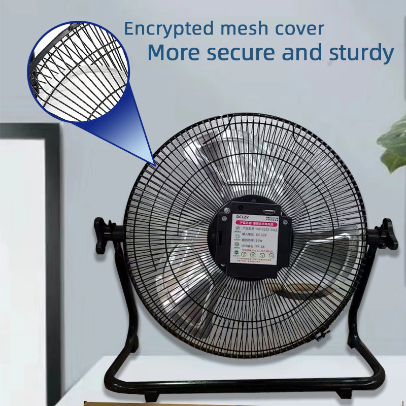 14 Inch Portable Solar Fan,Rec - Outdoor Power Distribution Panel recension och pris