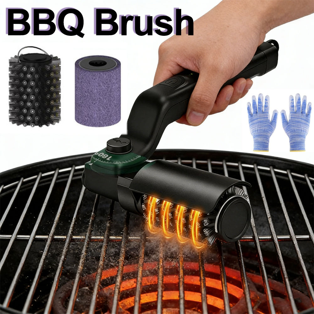 Electric Grill Brush Rechargea - Outdoor Power Brush recension och pris