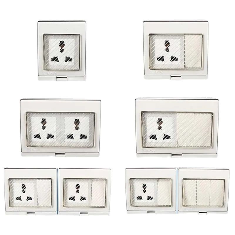 1PCS White AU UK EU US Univers - Outdoor Power Outlet Extension recension och pris