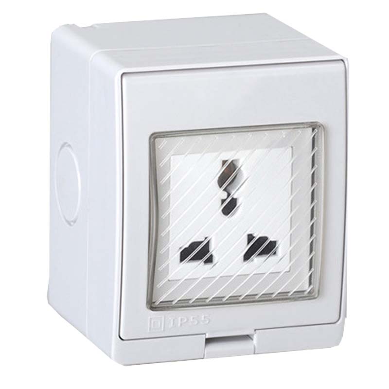 1PCS White AU UK EU US Univers - Outdoor Power Outlet Extension recension och pris