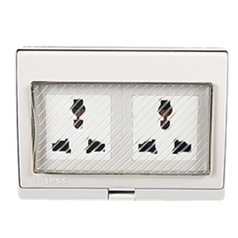 1PCS White AU UK EU US Univers - Outdoor Power Outlet Extension recension och pris