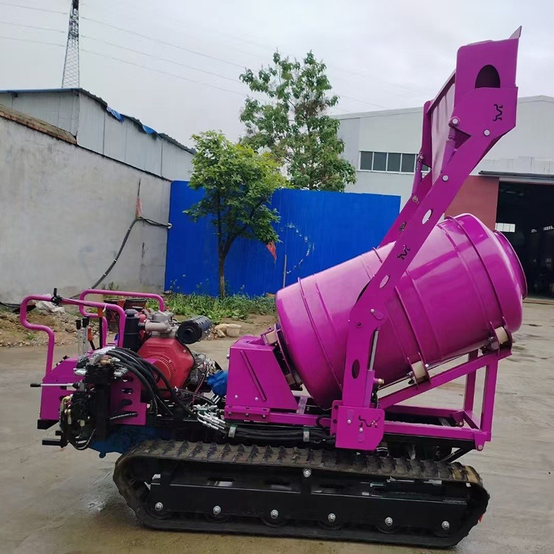 Portable Small Rubber Crawler  - Concrete Mixer Small recension och pris