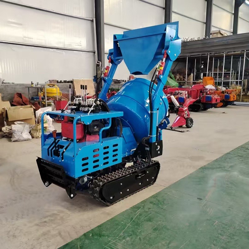 Portable Small Rubber Crawler  - Concrete Mixer Small recension och pris